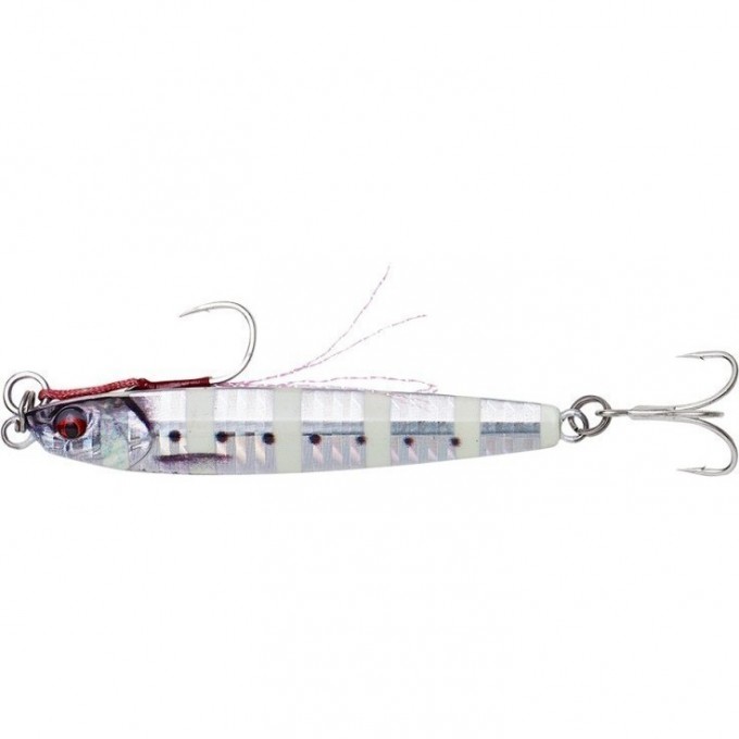 Блесна SAVAGE GEAR 3D Jig Minnow 40g 9.3cm Zebra Glow PHP 63932