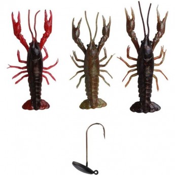 Приманка SAVAGE GEAR 3D Crayfish Kit 8cm 3+1 Приманка SAVAGE GEAR 3D Crayfish Kit 8cm 3+1