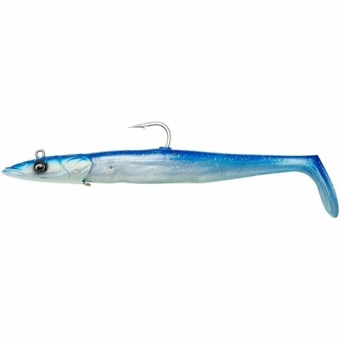 Приманка SAVAGE GEAR Sandeel V2 17.5см 65г Sinking Blue Pearl Silver 2+1 72509